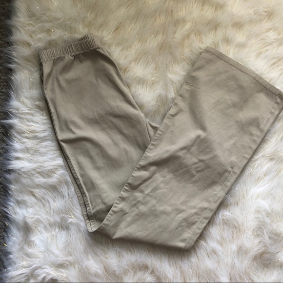 Metroblues Womens Pants Flare Tan Tall Large LT - Picture 1 of 6